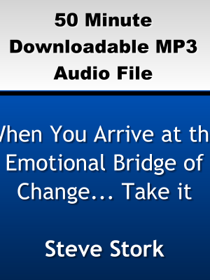 When You Arrive at the Emotional Bridge of Change – Take it